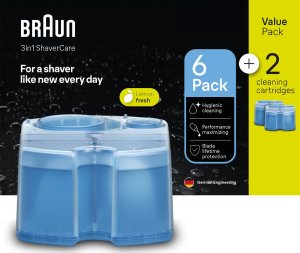 Braun CCR 6+2 Rasierer-Reinigungsstation Nachfüllkartuschen 6+2-Promopack (241595) 1