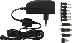 Zasilacz A4Tech AC/DC adapteris NORDIC QUALITY, 3-12V, 6.7-27W, 2250mAh / MW3IP25GS / 222992 2