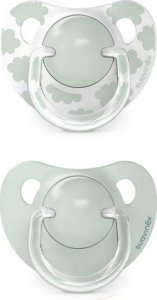 308253-SMOCZEK ANATOMICZNY SILIKONOWY     2SZT/0-6M/ZIELONY/DREAMS 1