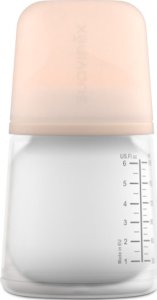 Nuby 304755-BUTELKA 180ML/SMOCZEK SILIKON WOLNY PRZEPŁYW/UZUPEŁNIENIE KARMIENIA PIERSIĄ/ZERO ZERO 11