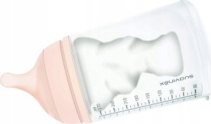 Nuby 304755-BUTELKA 180ML/SMOCZEK SILIKON WOLNY PRZEPŁYW/UZUPEŁNIENIE KARMIENIA PIERSIĄ/ZERO ZERO 6