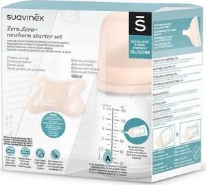 307775-ZESTAW STARTOWY/BUTELKA 180ML      PRZEPŁYW ADAPTACYJNY + SMOCZEK -2-2M/ ZERO ZERO 1