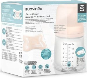 307775-ZESTAW STARTOWY/BUTELKA 180ML      PRZEPŁYW ADAPTACYJNY + SMOCZEK -2-2M/ ZERO ZERO 2
