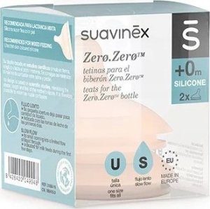 Suavinex 308682-SMOCZKI DO BUTELEK ZERO ZERO/PRZEPŁYW WOLNY S/2 SZT 7