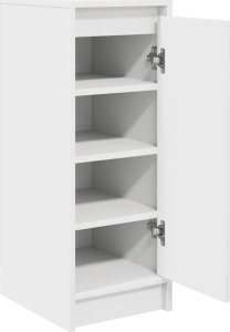 Szafka na buty Biała 29,5x34x76 cm Drewno klejone 5