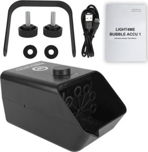 LIGHT4ME BUBBLE ACCU 1 akumulatorowa wytwornica baniek mydlanych 5000 mAh USB-C 10W 6