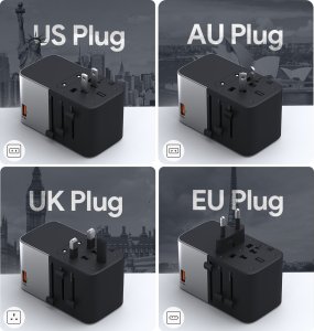 Ładowarka turystyczna AUKEY PA-TA09A GaN 100W USB 3