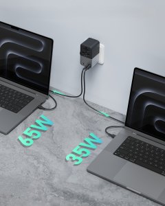 Ładowarka turystyczna AUKEY PA-TA09A GaN 100W USB 5