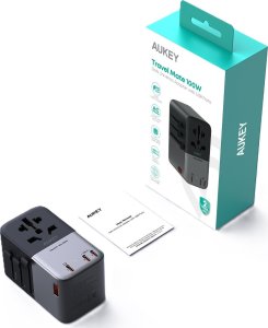 Ładowarka turystyczna AUKEY PA-TA09A GaN 100W USB 7