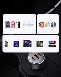 Ładowarka Aukey CC-P1 1x USB-A 2x USB-C 6.6 A 4