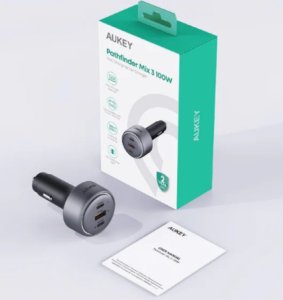 Ładowarka samochodowa AUKEY CC-P3 100W Pathfinder 8