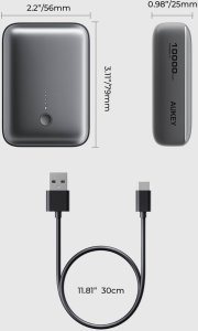 Powerbank AUKEY PB-Y55 10000mAh22.5W Szary 4