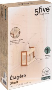 Organizer pod prysznic stojący NATUREO, 27 x 20,5 x 35 cm 2