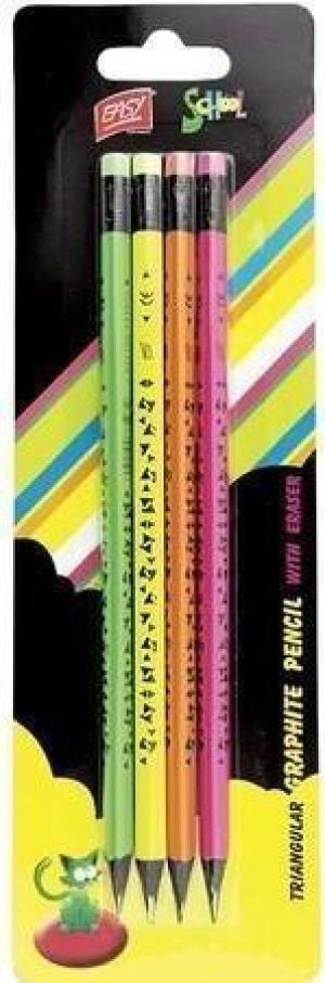 Easy Ołówek z gumką Fluo (234023) 1