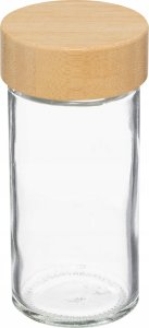 Obrotowy stojak na przyprawy SENSIA 13 słoików z bambusowymi zakrętkami 3