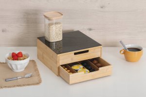 Pojemnik na kapsułki do kawy BLACK BAMBOO 3