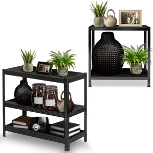 Regał metalowy magazynowy 180 x 90 x 40 cm Humberg HR-851 czarny 6