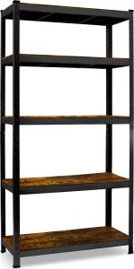 Regał metalowy magazynowy 180 x 90 x 40 cm Humberg HR-852 czarny 2