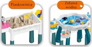 LeanToys Klocki konstrukcyjne 197 elementÃ³w + stolik i krzeseÅko 3