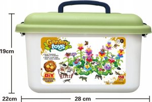 Klocki Konstrukcyjne Zestaw OgrÃ³d 158 el. motyle 3