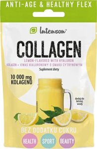 Intenson Kolagen + Kwas hialuronowy o smaku cytrynowym, 10,7 g 1