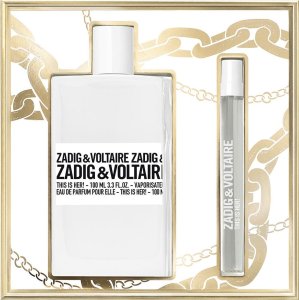 Set Zadig & Voltaire: This Is Her, Eau De Parfum, For Women, 100 ml + This Is Her, Eau De Parfum, For Women, 10 ml For Women 1