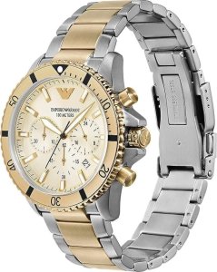 ZEGAREK MĘSKI EMPORIO ARMANI AR11606 Two-Tone Chronograph + BOX 2
