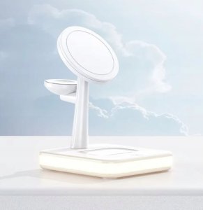 Ładowarka Kaku ECONOMY* BEZPRZEWODOWA ŁADOWARKA MAGNETYCZNA 30W 3W1 DO TELEFONU 4