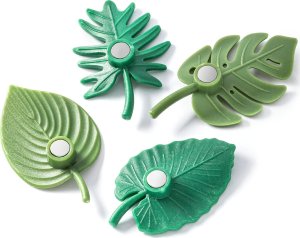 Magnesy na lodówkę LIŚCIE - 4 szt. 4