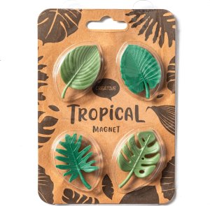 Magnesy na lodówkę LIŚCIE - 4 szt. 5