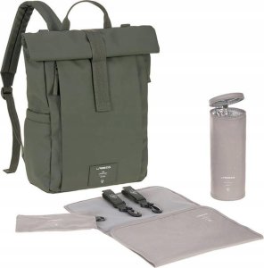 Lassig Green Label Rolltop Up Backpack Olive zielony 4