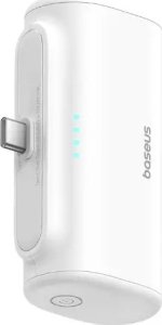 Powerbank Baseus Compact 5000mAh, 20W, USB-C (biały) 2