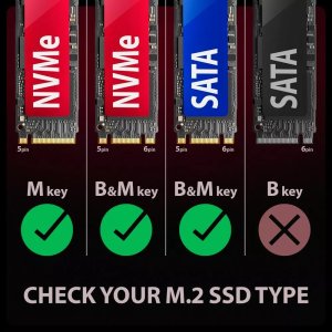 Axagon EEM2-GAM, USB-C 10Gbps - NVMe & SATA SSD GAME M.2 box, bezroubkov Obudowa SSD Czarny 11