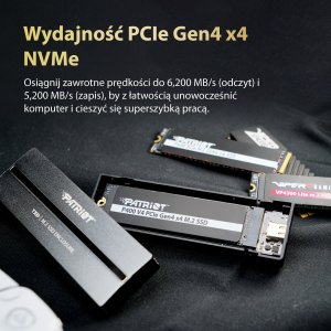 Dysk SSD Patriot P400 V4 500GB M.2 2280 PCI-E x4 Gen4 NVMe (P400VP500GM28H) 6