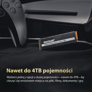 Dysk SSD Patriot P400 V4 2TB M.2 2280 PCI-E x4 Gen4 NVMe (P400VP2TBM28H) 8