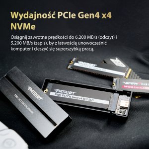 Dysk SSD Patriot P400 V4 2TB M.2 2280 PCI-E x4 Gen4 NVMe (P400VP2TBM28H) 6