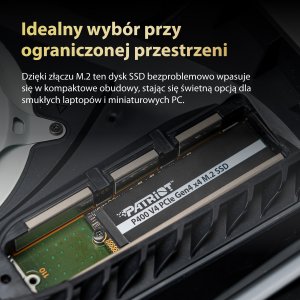 Dysk SSD Patriot P400 V4 2TB M.2 2280 PCI-E x4 Gen4 NVMe (P400VP2TBM28H) 7