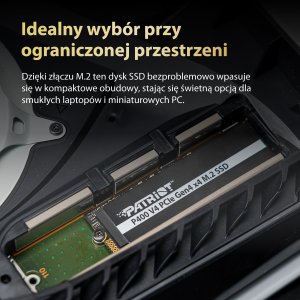 Dysk SSD Patriot P400 V4 1TB M.2 2280 PCI-E x4 Gen4 NVMe (P400VP1TBM28H) 7