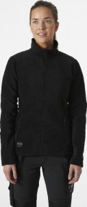 Women's sweater HELLY HANSEN Manchester 2.0 Fleece JKT, black XS 1