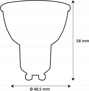 Segula 55220 lampa LED 1700 K 7 W GU10 G 5