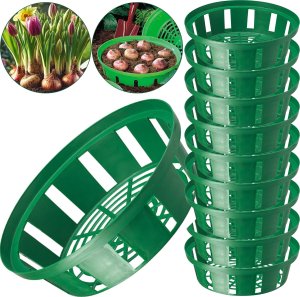 10x Koszyk okrągły na cebulki 23cm Osłonka do sadzenia 1