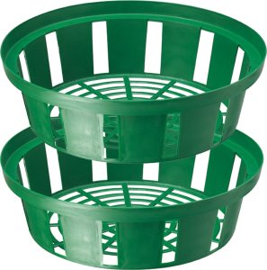 10x Koszyk okrągły na cebulki 18cm Osłonka do sadzenia 5