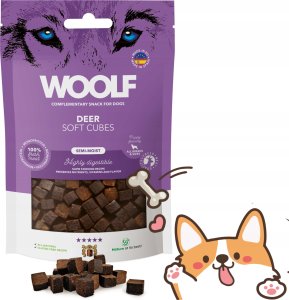 Woolf Soft Cubes Monoprotein Deer 100g 3