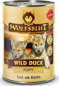 Wolfsblut Dog Wild Duck Puppy kaczka i bataty puszka 395g 1