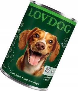 GUSSTO Lovdog Turkey & Duck puszka 400g 2