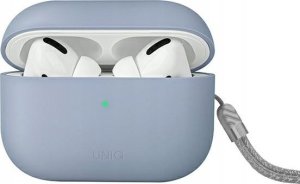 UNIQ Lino - etui silikonowe do AirPods Pro 2 niebieskie - Gwarancja bezpieczeństwa. Proste raty. Bezpłatna wysyłka od 170 zł. 1