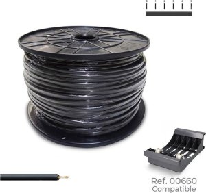 Kabel Elektryczny Jednożyłowy Sediles Czarny 400 m h07z1-k Szpula 1