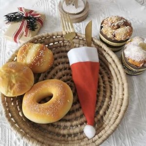 Etui na sztućce- czapeczki 12szt. Ruhhy 22303 12