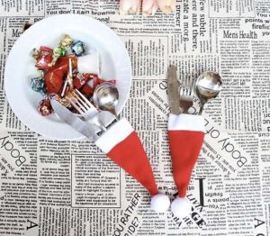 Etui na sztućce- czapeczki 12szt. Ruhhy 22303 7