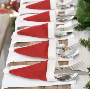 Etui na sztućce- czapeczki 12szt. Ruhhy 22303 10